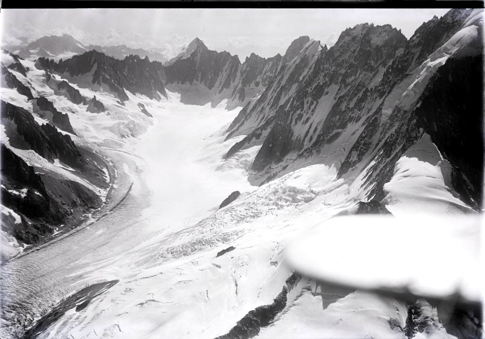 ETH-BIB-Glacier d'Argentière, Mont Dolent v. N. W. aus 4000 m-Inlandflüge-LBS MH01-005192