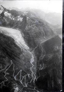 ETH-BIB-Gletsch, Rhônegletscher, Belvédère, Furkapass-Inlandflüge-LBS MH01-004858
