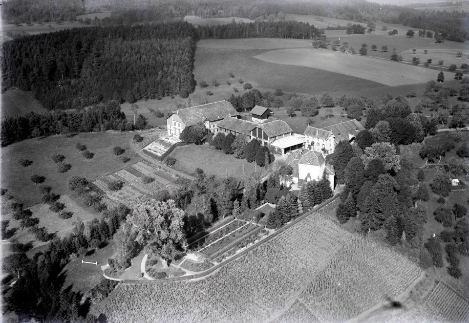 ETH-BIB-Goldenberg, Schloss aus 100 m-Inlandflüge-LBS MH01-006379