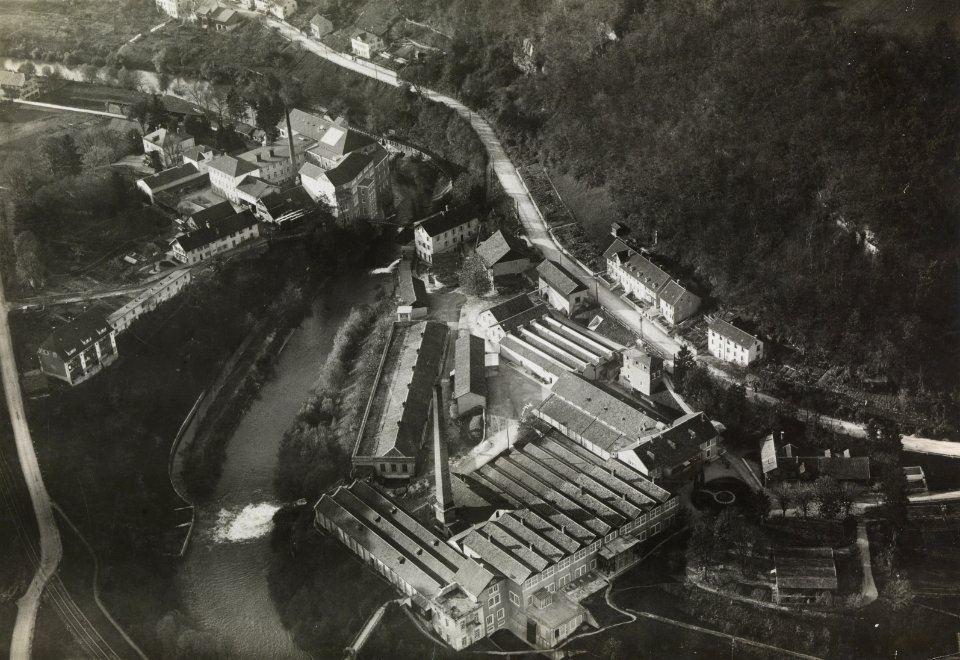 ETH-BIB-Grellingen, Florettspinnerei-Fabrik, Industriegesellschaft für Schappe Basel-Inlandflüge-LBS MH03-1555