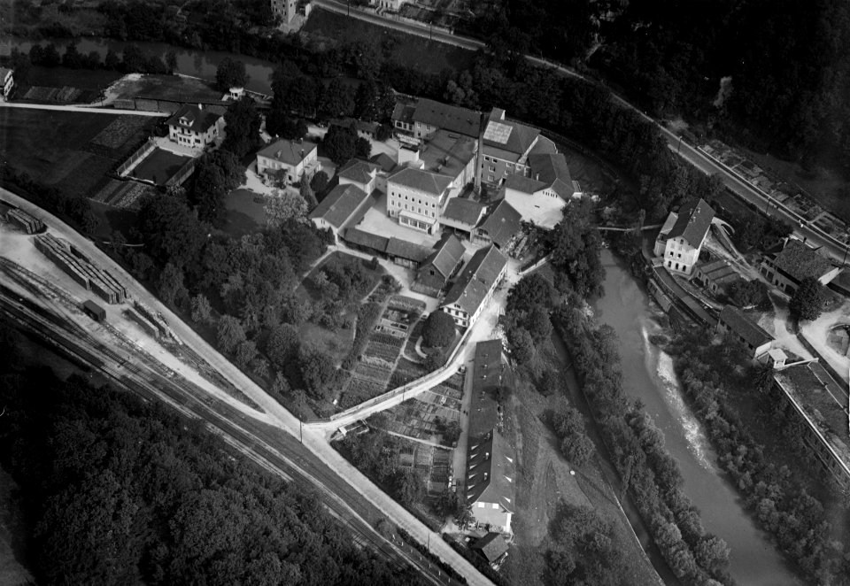 ETH-BIB-Grellingen, Florettspinnerei-Fabrik, Industriegesellschaft für Schappe Basel-Inlandflüge-LBS MH03-0361