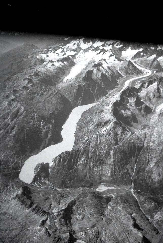 ETH-BIB-Grimselsee, Grimselwerk, Unteraargletscher-Inlandflüge-LBS MH05-13-26