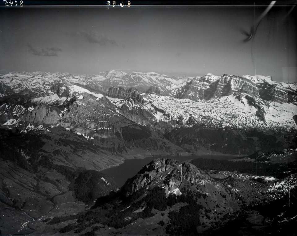 ETH-BIB-Gross, Aubrig, Wägitaler See, Glärnisch-Inlandflüge-LBS MH01-008145