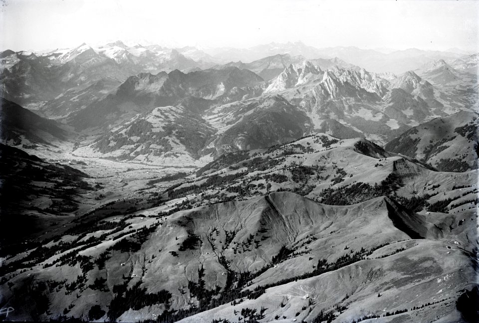 ETH-BIB-Gstaad, Gsteig, Les Diablerets, Mont d'Or v. N. aus 3000 m-Inlandflüge-LBS MH01-004814