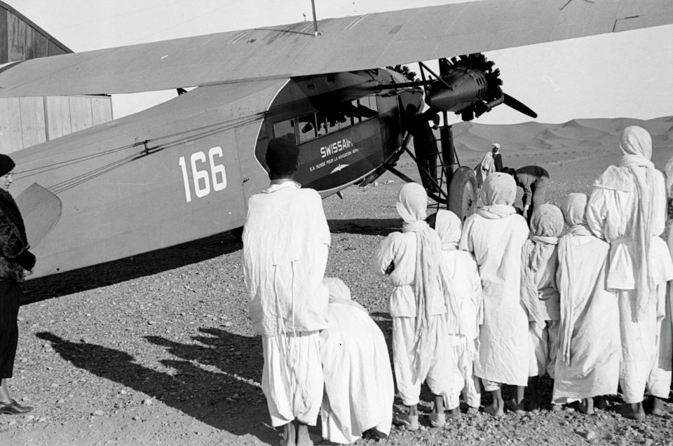 ETH-BIB-Gruppe vor Flugzeug-Nordafrikaflug 1932-LBS MH02-13-0225