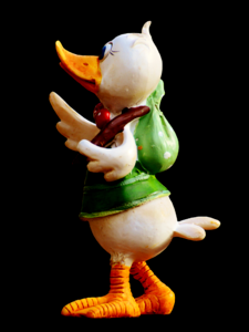 Art stone figure plumage