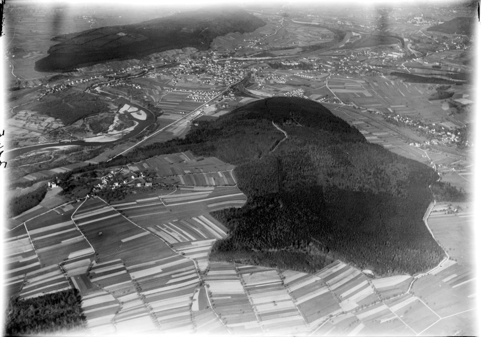 ETH-BIB-Habsburg, Brugg, Hausen, Windisch v. S. aus 2000 m-Inlandflüge-LBS MH01-003145