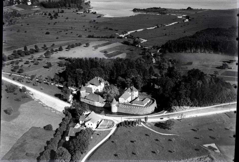 ETH-BIB-Hallwil, Schloss Hallwil-Inlandflüge-LBS MH01-006757