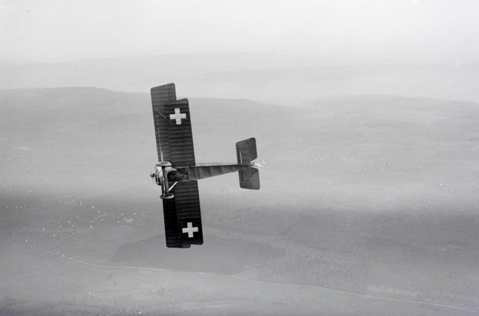 ETH-BIB-Hanriot, HD-1, Jagdeinsitzer über dem Reusstal aus 600 m-Inlandflüge-LBS MH01-004029