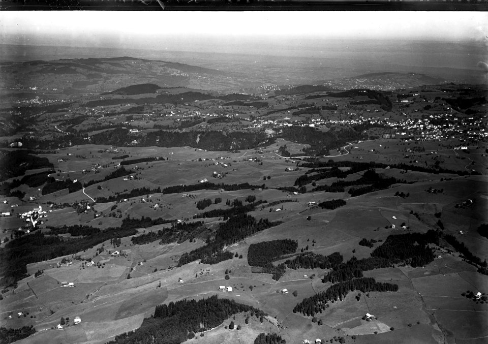 ETH-BIB-Haslen, Teufen, Bruggen, St. Gallen v. S. O. aus 1500 m-Inlandflüge-LBS MH01-005451