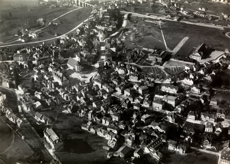 ETH-BIB-Herisau, Zentrum aus 200 m-Inlandflüge-LBS MH01-002575