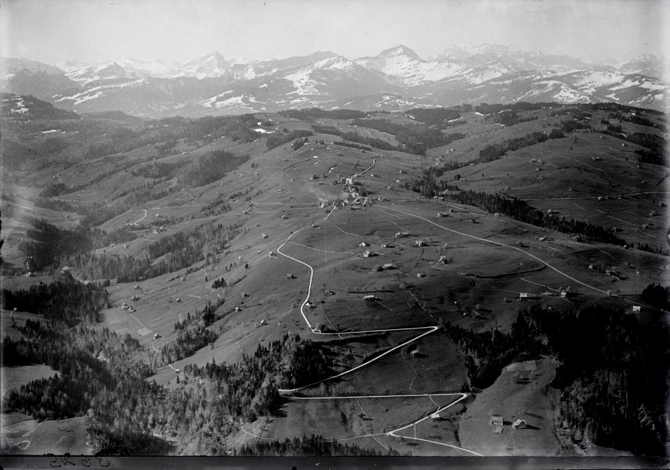 ETH-BIB-Hemberg, Glärnisch, Speer v. N. aus 1500 m-Inlandflüge-LBS MH01-003629