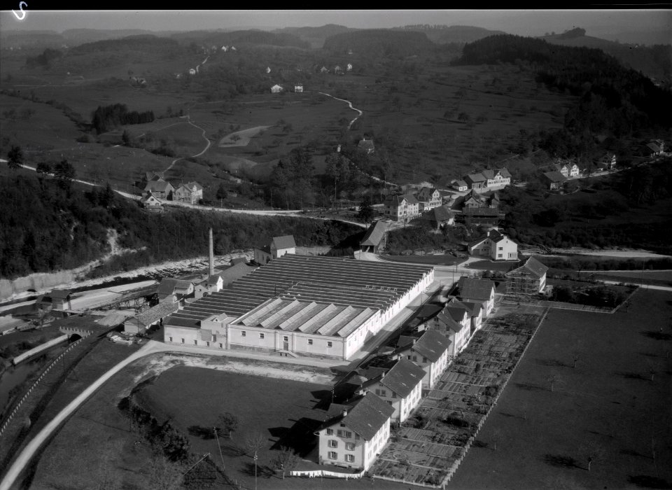 ETH-BIB-Henau (Felsegg, Gemeinde Uzwil), Zweifel AG, Weberei-Inlandflüge-LBS MH03-0432