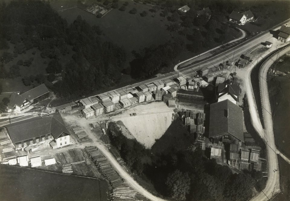 ETH-BIB-Herisau-Schachen, J. U. Stüdli, Sägerei-Inlandflüge-LBS MH03-1600
