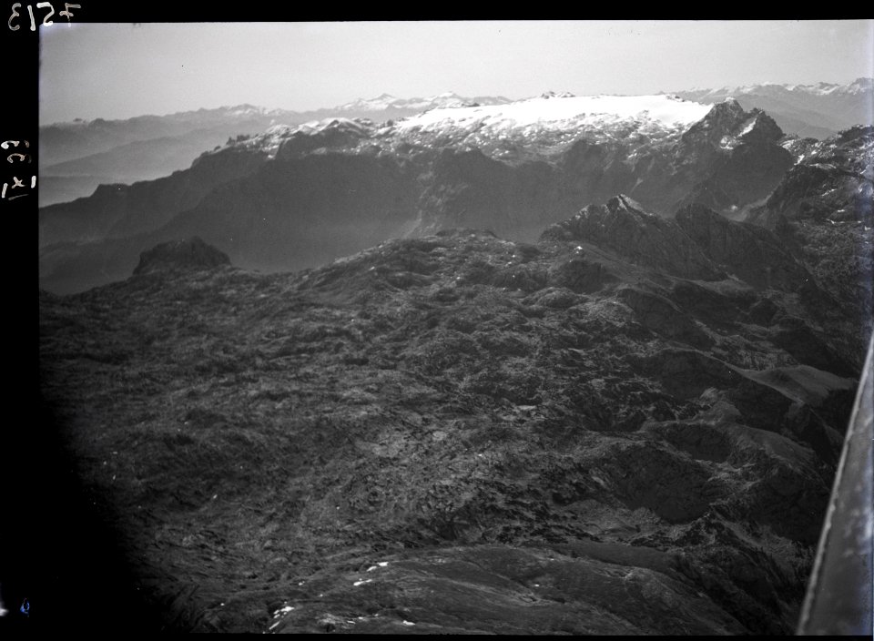 ETH-BIB-Hochkönig mit Übergossener Alm, Anflug von Norden über Steinernes Meer-Inlandflüge-LBS MH01-007513