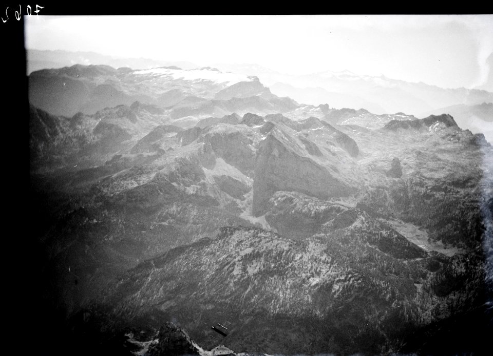 ETH-BIB-Hochkönig mit Übergossener Alm, Anflug von Norden-Inlandflüge-LBS MH01-007062