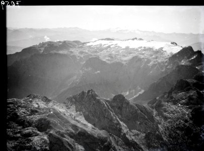 ETH-BIB-Hochkönig mit Übergossener Alm, Anflug von Norden-Inlandflüge-LBS MH01-007059