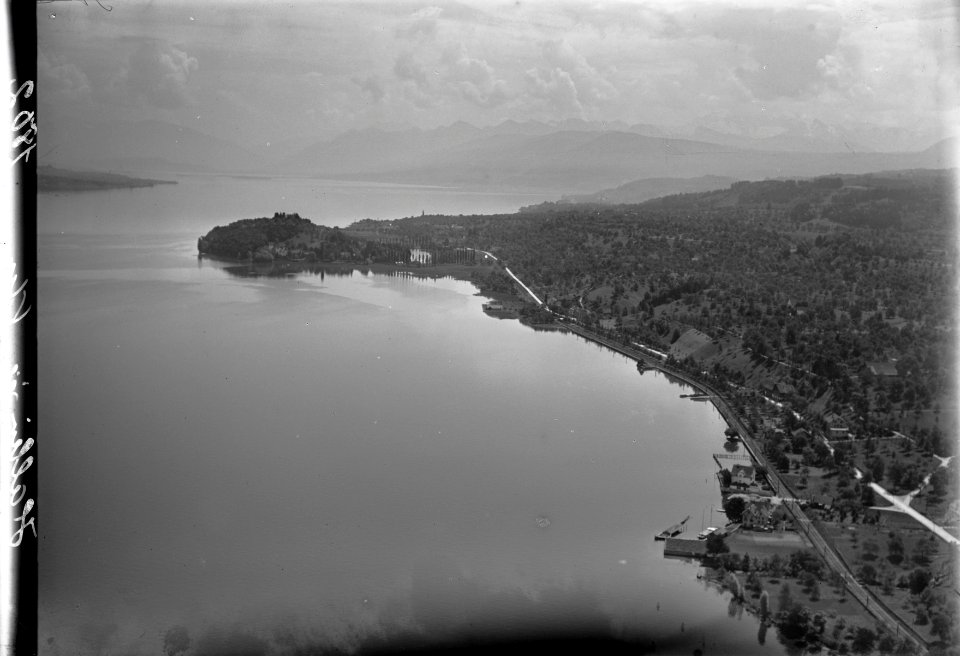 ETH-BIB-Horgen, Käpfnach, Meilibach, Halbinsel Au aus 600 m-Inlandflüge-LBS MH01-001802