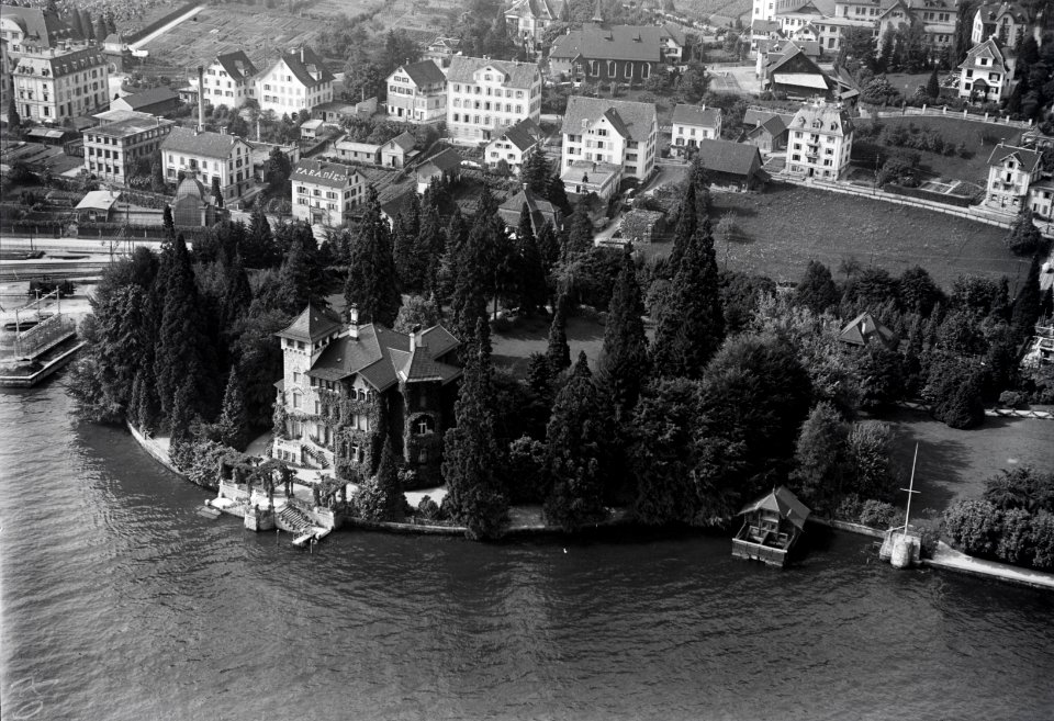 ETH-BIB-Horgen, Villa Seerose-Inlandflüge-LBS MH03-0399