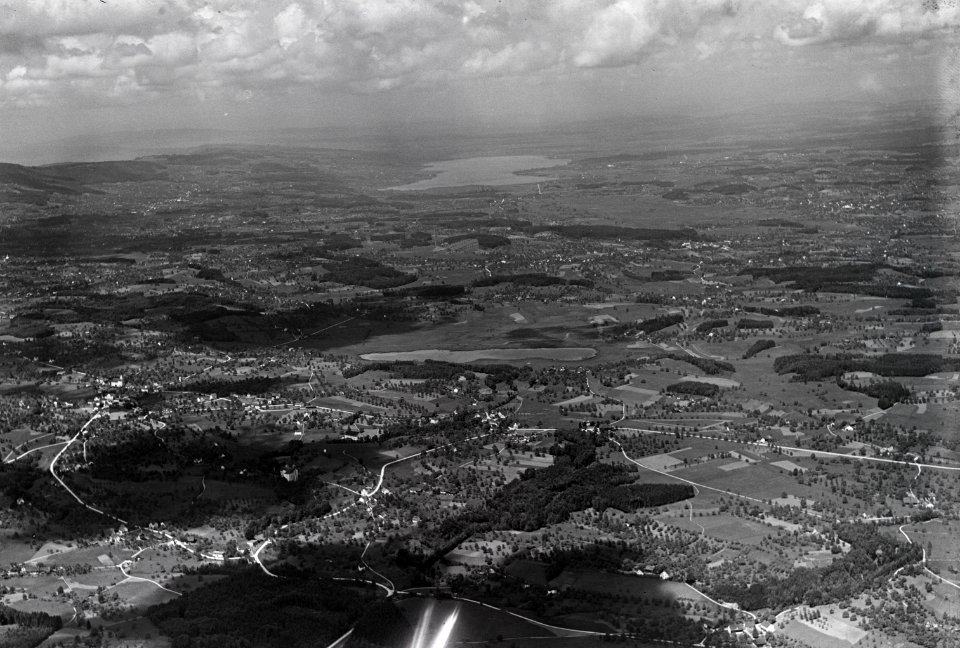 ETH-BIB-Hombrechtikon, Lützelsee, Greifensee v. S. W. aus 1200 m-Inlandflüge-LBS MH01-003675