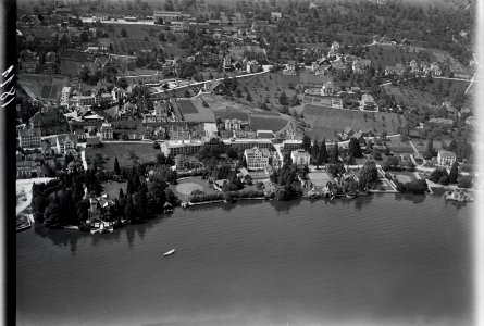 ETH-BIB-Horgen, Seerose v. N. W. aus 300 m-Inlandflüge-LBS MH01-001811