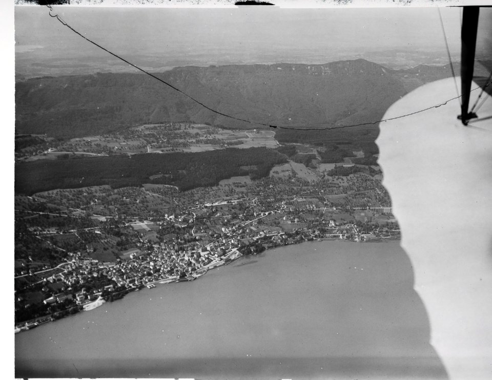 ETH-BIB-Horgen, Horgenberg, Sihlwald, Zürichsee aus 1500 m-Inlandflüge-LBS MH01-001134