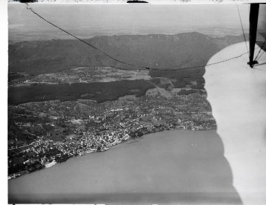 ETH-BIB-Horgen, Horgenberg, Sihlwald, Zürichsee aus 1500 m-Inlandflüge-LBS MH01-001134