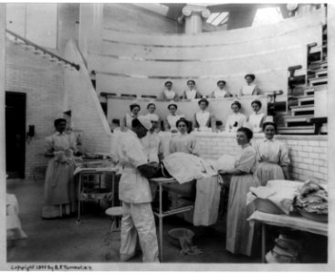 Getting ready for an operation, St. Lukes Hospital, N.Y.C. LCCN2002736494
