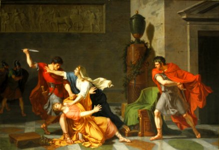 Geta Dying in his Mother's Arms by Jacques Pajou - Staatsgalerie - Stuttgart - Germany 2017