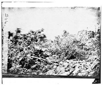 Gettysburg, Pennsylvania. Breast works on extreme left LOC cwpb.00900