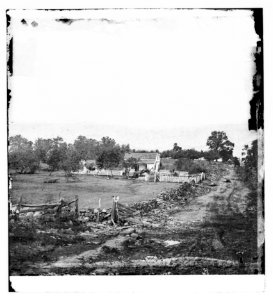 Gettysburg, Pa. Headquarters of Gen. George G. Meade on Cemetery Ridge LOC cwpb.00887