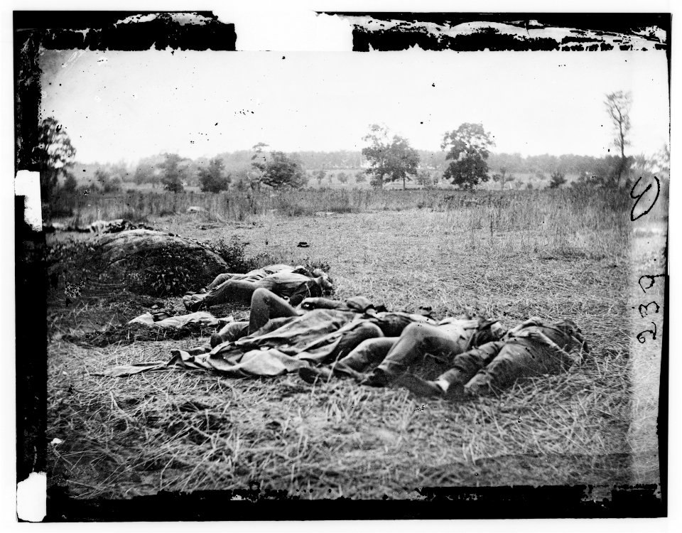Gettysburg, Pennsylvania. View in wheatfield opposite our extreme left LOC cwpb.00853