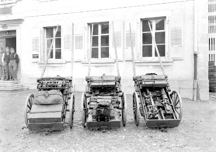 Gewehr-, Munitions- und Zeugwagen der Mitrailleure - CH-BAR - 3239418