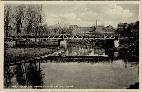 Gezicht op de Roer aan de Kapellerlaan Roermond 4168 recto