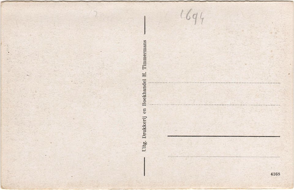 Gezicht op de Roer aan de Kapellerlaan Roermond 4168 verso