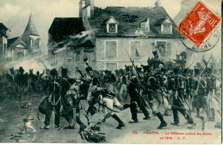 GF 125 - PANTIN - La défense contre les alliés en 1814 photo