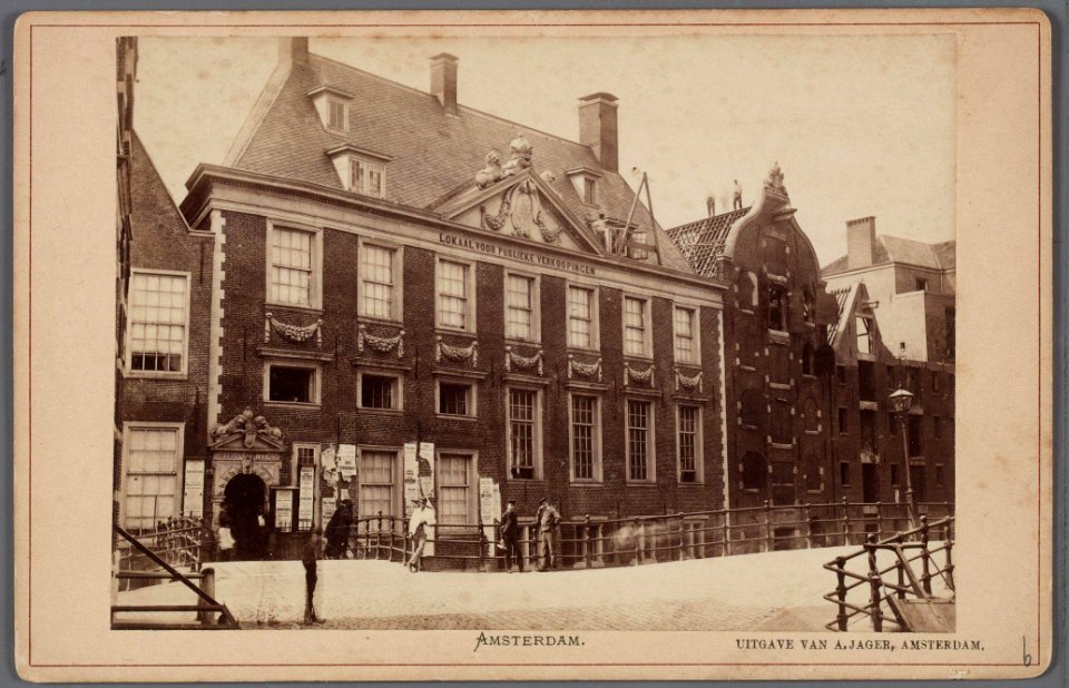 Gezicht op het Oudezijds Herenlogement aan de Grimburgwal, Vervaardiger Jager, A, foto 2