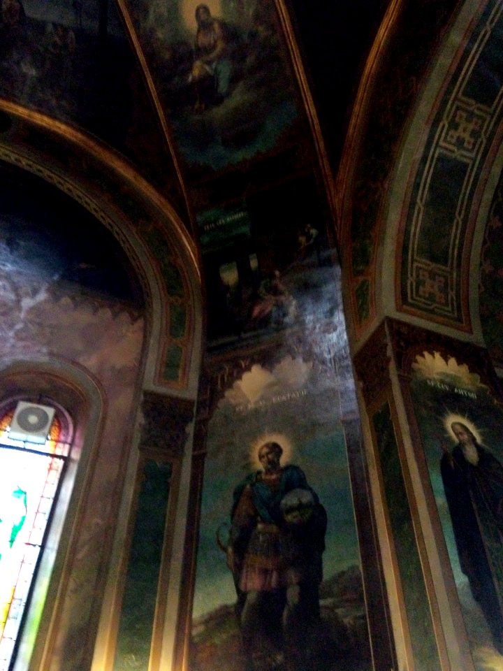 Gheorghe Tattarescu - Zlătari - Pictură murală (1)