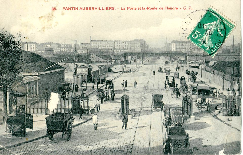 GF 35 - PANTIN AUBERVILLIERS - La Porte et la Route de Flandre
