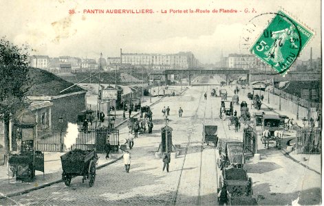 GF 35 - PANTIN AUBERVILLIERS - La Porte et la Route de Flandre