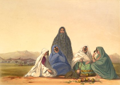 Ghilzai nomad women of Afghanistan in 1839-42