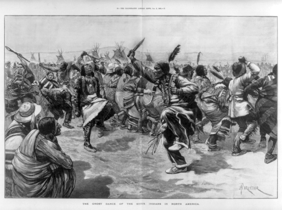 Ghost Dance of the Sioux Indians in North America LCCN2006681363