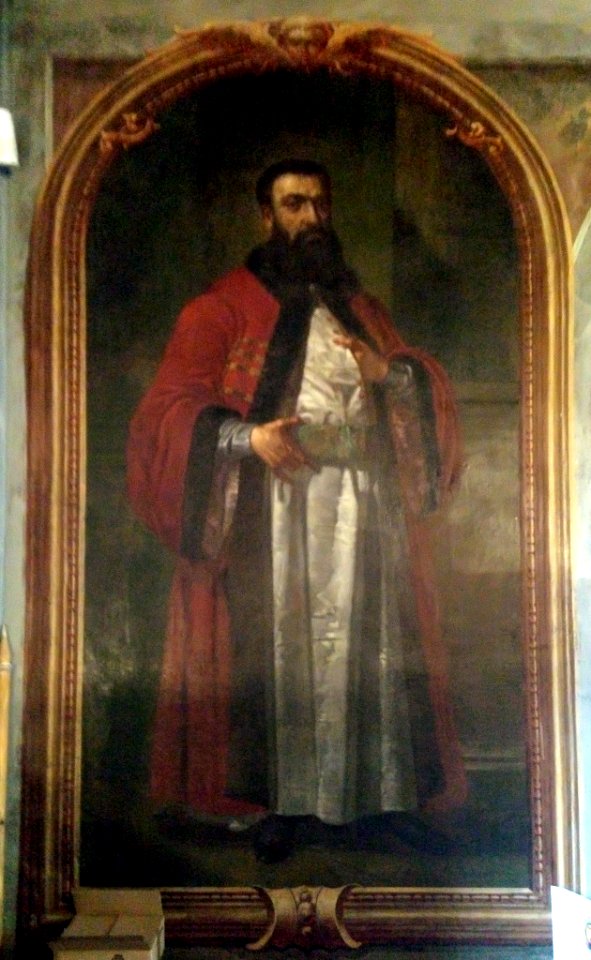 Gheorghe Tattarescu - Colțea - Pictură murală - Spătarul Mihai Cantacuzino