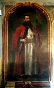 Gheorghe Tattarescu - Colțea - Pictură murală - Spătarul Mihai Cantacuzino