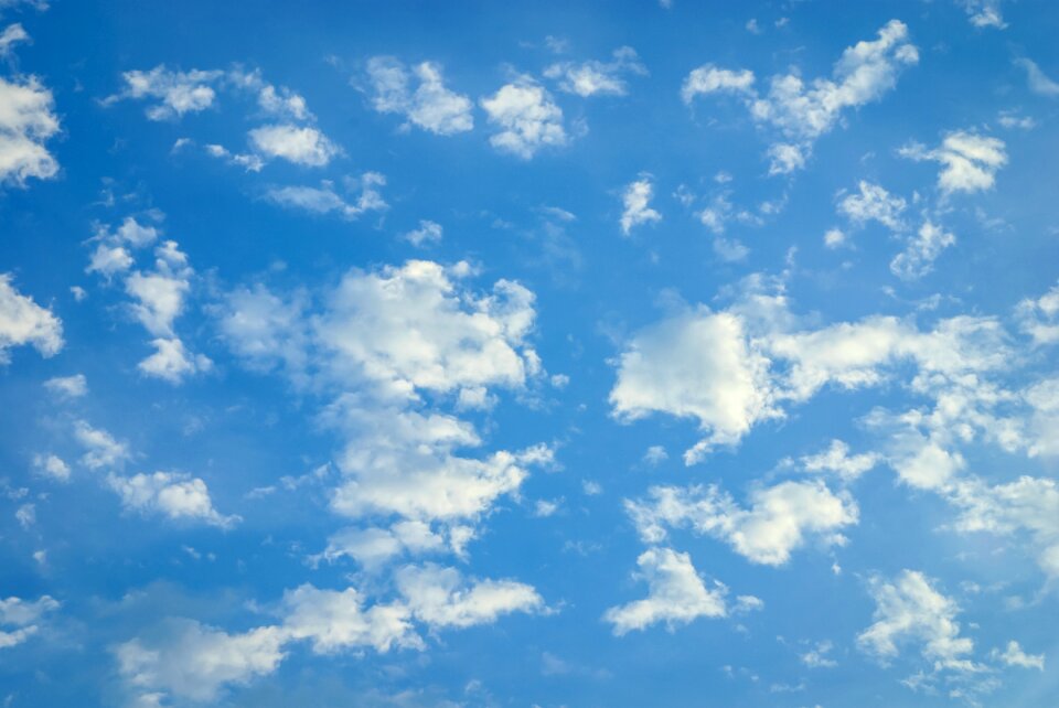 Light blue sky image view