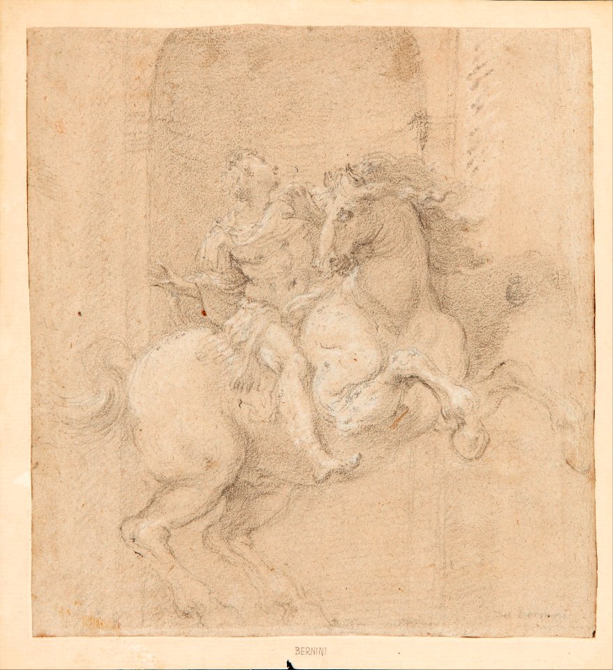 Gian Lorenzo Bernini - El emperador Constantino a caballo. - Google Art Project