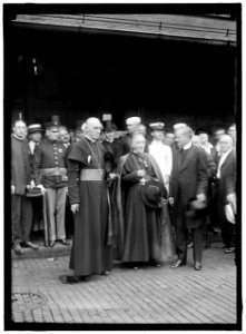 GIBBONS, JAMES, CARDINAL. EPISCOPAL JUBILEE FOR CARDINAL GIBBONS AT CATHOLIC UNIVERSITY. CARDINAL MERCIER LCCN2016870425