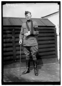 GIBBONS, FLOYD P. WAR CORRESPONDENT, AFTER BEING WOUNDED LCCN2016869466