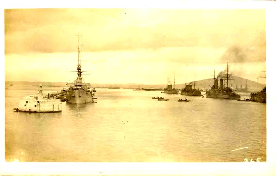 Gibraltar Harbour scene 3, February 1909