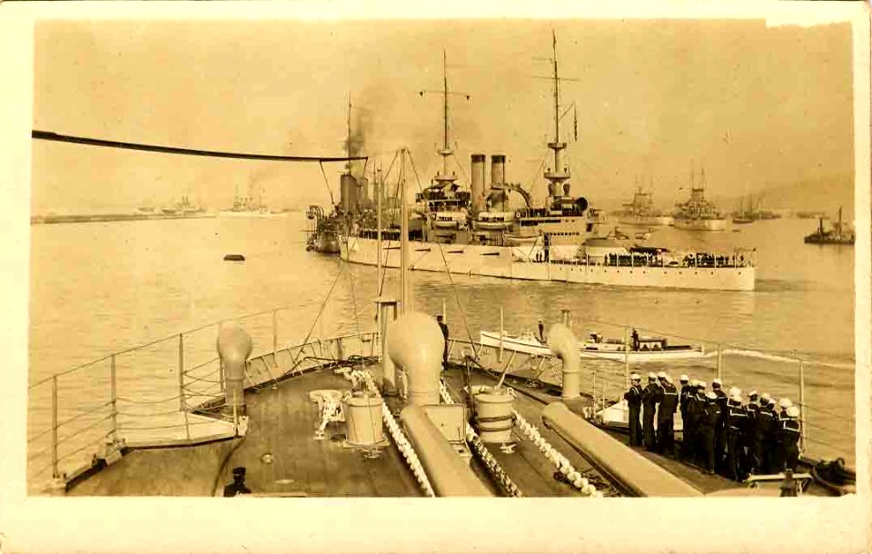 Gibraltar Harbour scene 4, February 1909